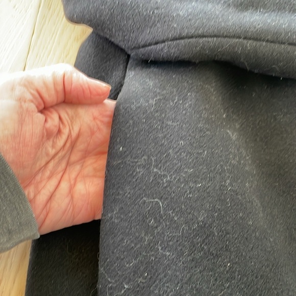 Zara Women’s Black Manteco Wool Bomber Zip Up Coat ZW Collection Medium NWT - Picture 9 of 14